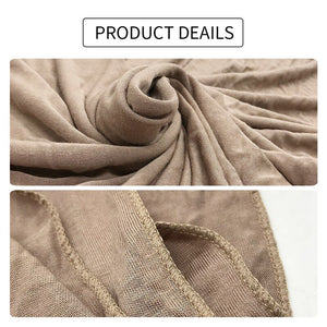 Multicolor Soft Cotton Muslim Headscarf Instant Jersey Hijab Full Cover Cap Wrap Scarf Islamic Shawls Women Turban Head Scarves - hameshasastastore