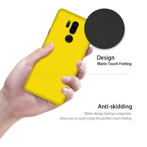 Hard PC Matte Phone Case Ultra Thin Slim Plastic Back Cover For LG Q7 Q7a Q6a Q6 Noir Prime Alpha Q8 G8 G7 G6 Plus ThinQ G5 SE - hameshasastastore