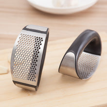 Load image into Gallery viewer, Manual Garlic Press Rocker with Handle Stainless Steel Garlic Crusher Squeezer Slicer Mincer Chopper Kitchen Gadget Tool - hameshasastastore
