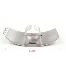 Load image into Gallery viewer, 1 Pcs Finger Guard Protect Finger Hand Cut Hand Protector Knife Cut Finger Protection Tool Stainless Steel Kitchen Tool Gadgets - hameshasastastore