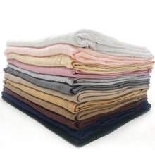 Load image into Gallery viewer, Multicolor Soft Cotton Muslim Headscarf Instant Jersey Hijab Full Cover Cap Wrap Scarf Islamic Shawls Women Turban Head Scarves - hameshasastastore