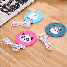 Load image into Gallery viewer, USB Warmer Gadget Cartoon Silicone thin Cup-Pad Coffee Tea Drink usb Heater Tray Mug Pad nice Gift - hameshasastastore