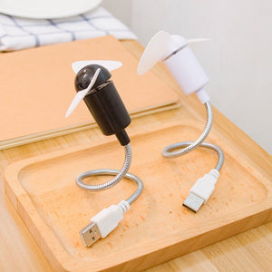 BinFul Mini USB Fan gadgets Flexible Cool For laptop PC Notebook high quality For Laptop Desktop PC Computer - hameshasastastore