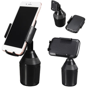 Universal Adjustable Cup Holder Auto Mount For Cell Phones Weather Tech Tumbler Holders - hameshasastastore