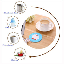 Load image into Gallery viewer, USB Warmer Gadget Cartoon Silicone thin Cup-Pad Coffee Tea Drink usb Heater Tray Mug Pad nice Gift - hameshasastastore