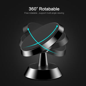 Magnetic Car Phone Stand Dashboard Phone New Luxury Stand Holder for IPhone for Huawei Lite Magnet Air Hole Handle Installation - hameshasastastore