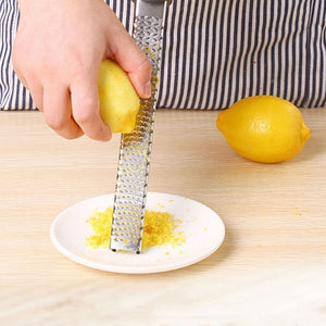 New Stainless Lemon Cheese Vegetable Zester Grater Peeler Slicer Kitchen Tool Gadgets Fruit Vegetable Chopper - hameshasastastore