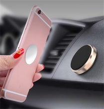 Load image into Gallery viewer, Magnetic Car Phone Holder Supports Universal Magnet Vent Hold Mobile Phone Holder on Mobile Phone Suitable for IPhone Huawei - hameshasastastore