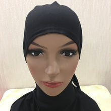 Load image into Gallery viewer, Full Cover Inner Muslim Cotton Hijab Cap Islamic Head Wear Hat Underscarf Bone Bonnet Turkish Scarves Muslim Headcover - hameshasastastore