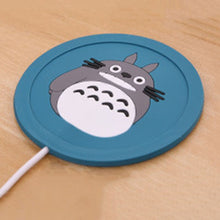 Load image into Gallery viewer, USB Warmer Gadget Cartoon Silicone thin Cup-Pad Coffee Tea Drink usb Heater Tray Mug Pad nice Gift - hameshasastastore