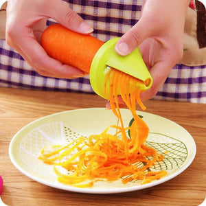 Kitchen Tools Accessories Spiral Vegetable Shred Device Gadget Funnel Slicer Cooking Salad Carrot Radish Cutter Kitchen Tools - hameshasastastore