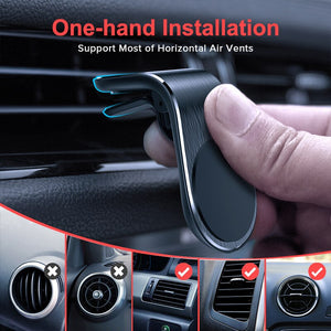 Magnetic Car Phone Holder For IPhone Huawei Samsung Xiaomi Mobile Phone Car Air Vent Magnet Mount Stand For Huawei P30 20 Luxury - hameshasastastore