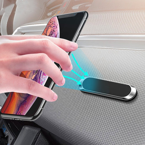 New Multi-purpose Long Magnetic Car Phone Holder for Samsung Galaxy S10 Note10Wall Metal Magnet GPS Car Installation Dashboard - hameshasastastore