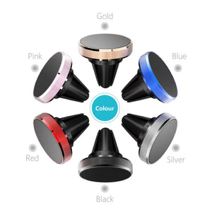 Wholesale Magnetic Phone Holder For Samsung S8 Car Air Vent Mount Universal Mobile Smartphone Stand Magnet Support Cell Holder - hameshasastastore