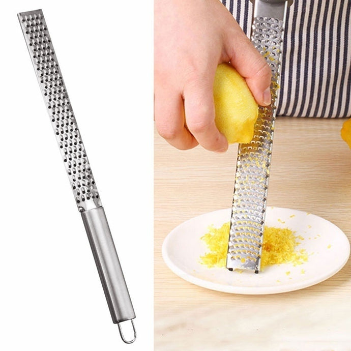 New Stainless Lemon Cheese Vegetable Zester Grater Peeler Slicer Kitchen Tool Gadgets Fruit Vegetable Chopper - hameshasastastore
